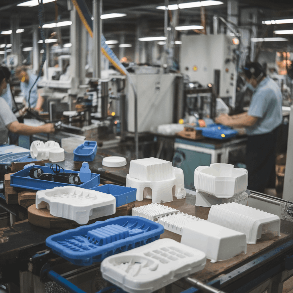 Clean medical plastic manufacturing line in Malaysia